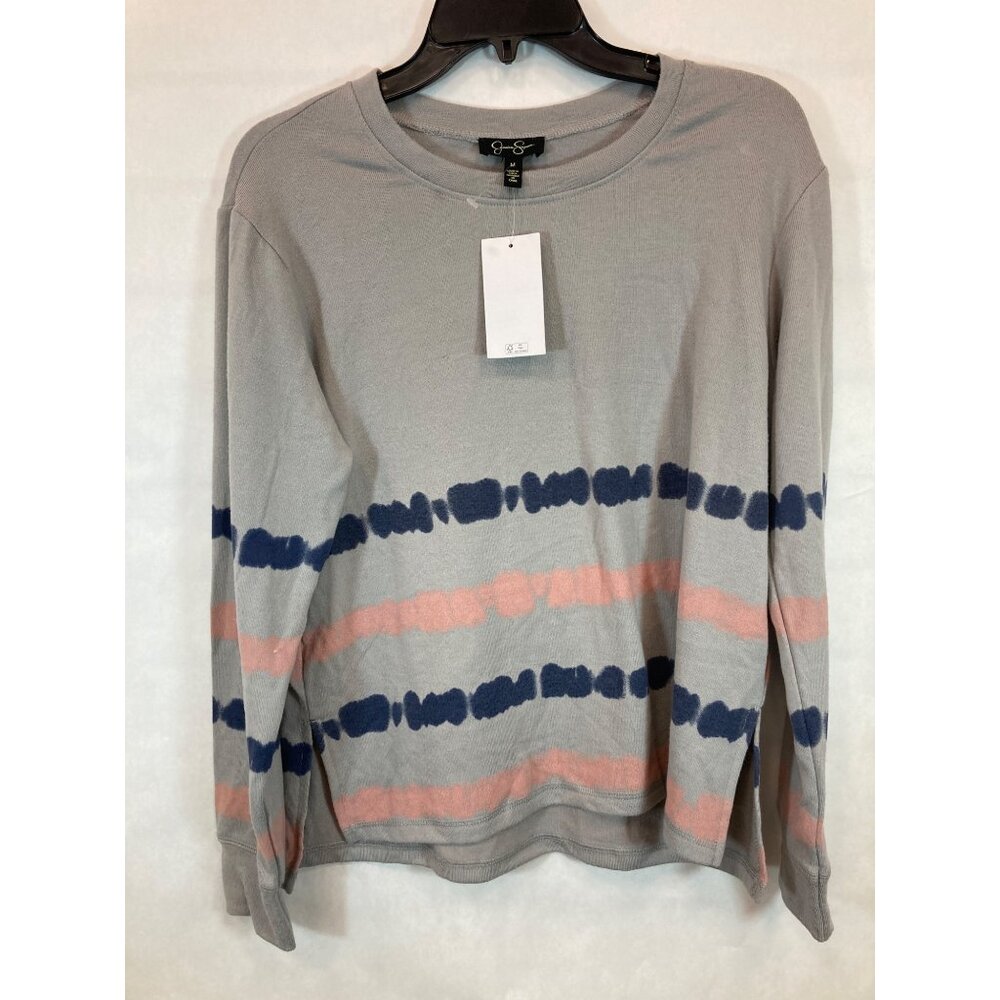 Everyday Elegance: Women's Medium Grey Long Sleeve Casual Shirt